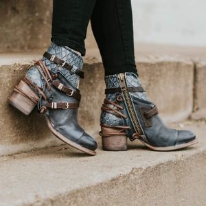 Freebird by Steven Cure-blue multi size 6